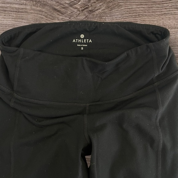 Athleta Mind Over Mat Capri Black Sz: S - Picture 4 of 16
